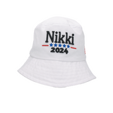 Nikki 2024 - White Bucket Hat